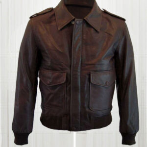 1930 Classic Slimfit Bomber Leather Jacket