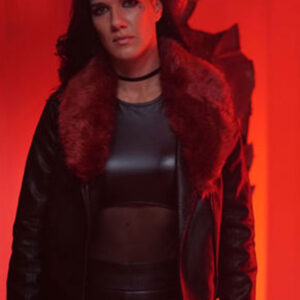 Acceleration Natalie Burn Leather Jacket