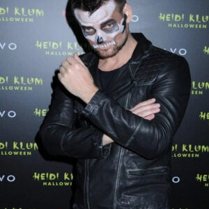 Adam Lambert Halloween Party Black Leather Jacket