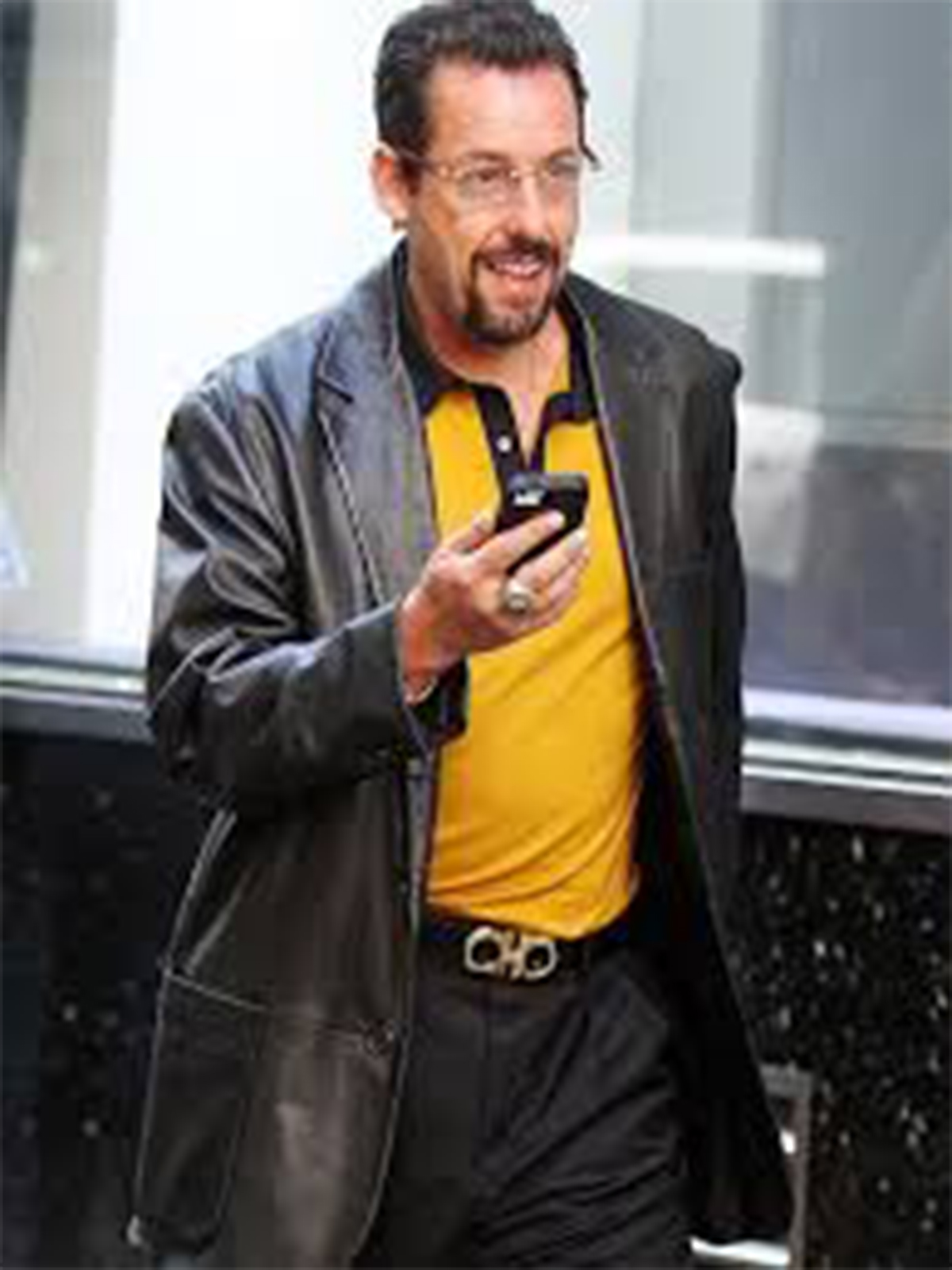 Adam Sandler Uncut Gems Leather Jacket Bay Perfect