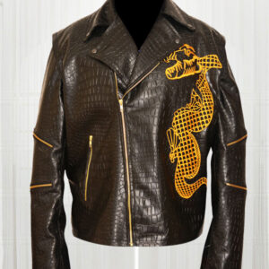 Adewale Suicide Squad Killer Croc Dragon Jacket