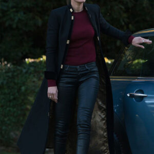 Aiysha Hart A Discovery of Witches Black Coat