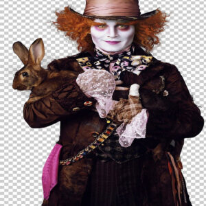 Alice in Wonderland Mad Hatter Trench Coat