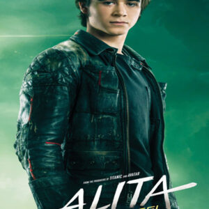 Alita Battle Angel Keean Johnson Biker Jacket