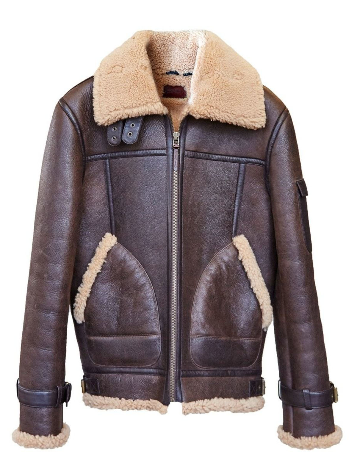 Althorne Tobacco Leather Aviator Jacket – Bay Perfect