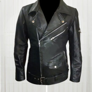 American Flag Women Motorcycle Black Jacket