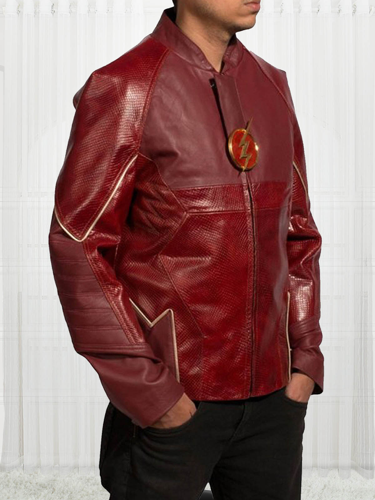 American Tv Series Grant Gustin The Flash Jacket