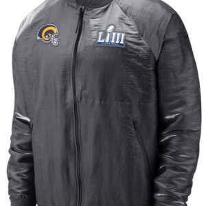 Angeles Rams Nike Gray Super Bowl LIII Bound Media Night Jacket
