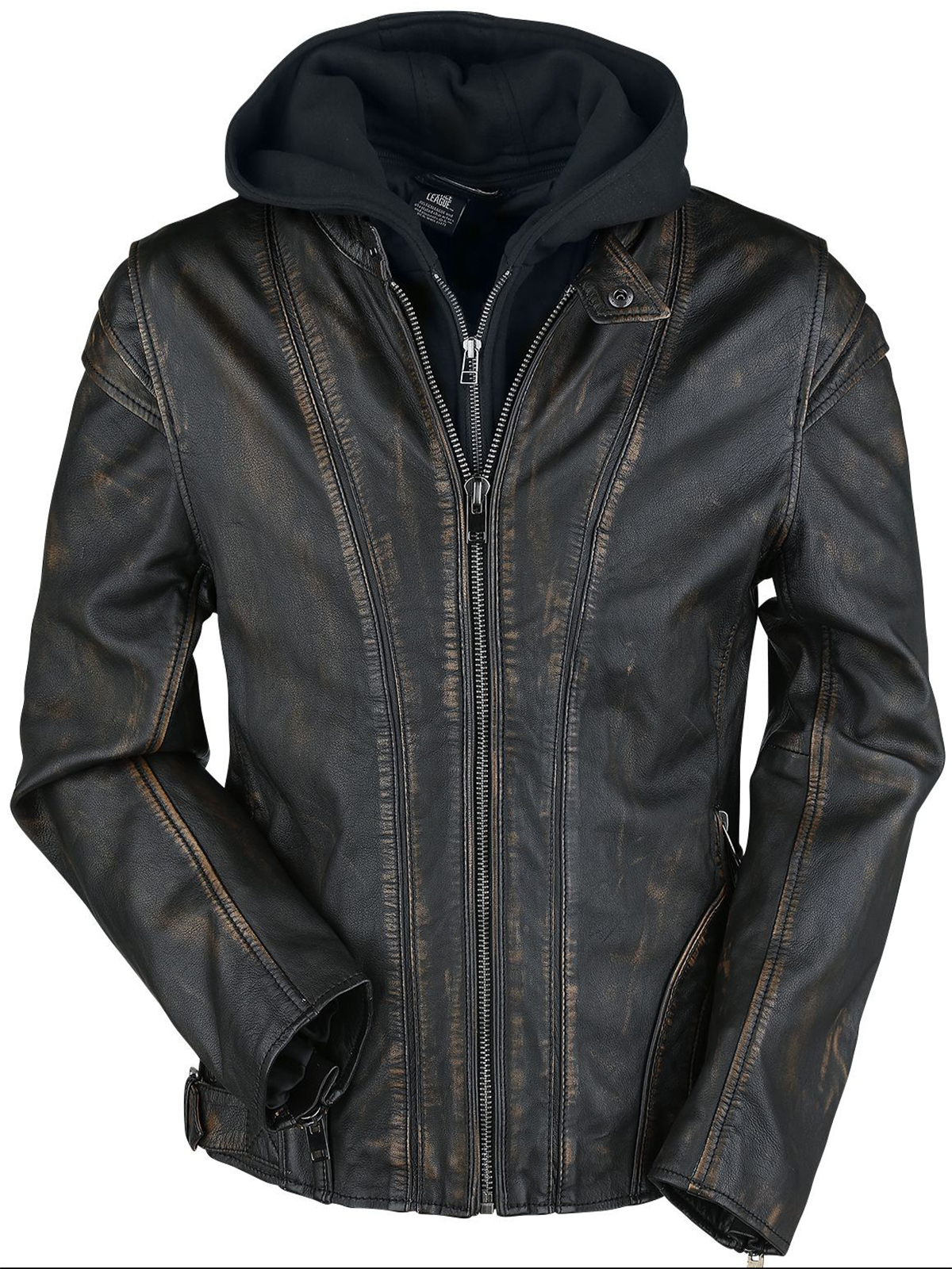 Aquaman Cosplay Jacket in Black Leather