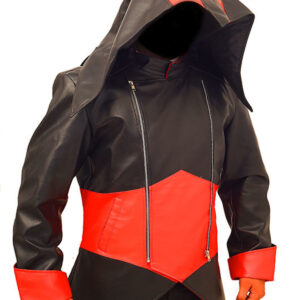 Assassins Creed 3 Game Connor Kenway Hoodie Leather Jacket
