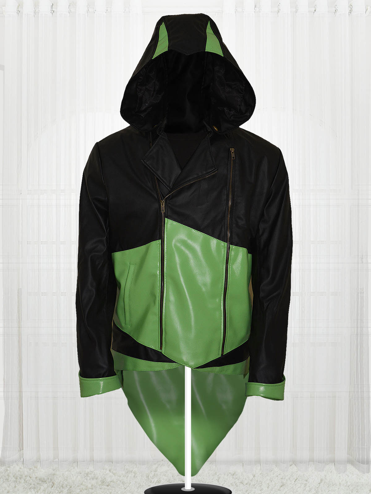 Assassin's Creed 3 Connor Kenway Leather Hoodie