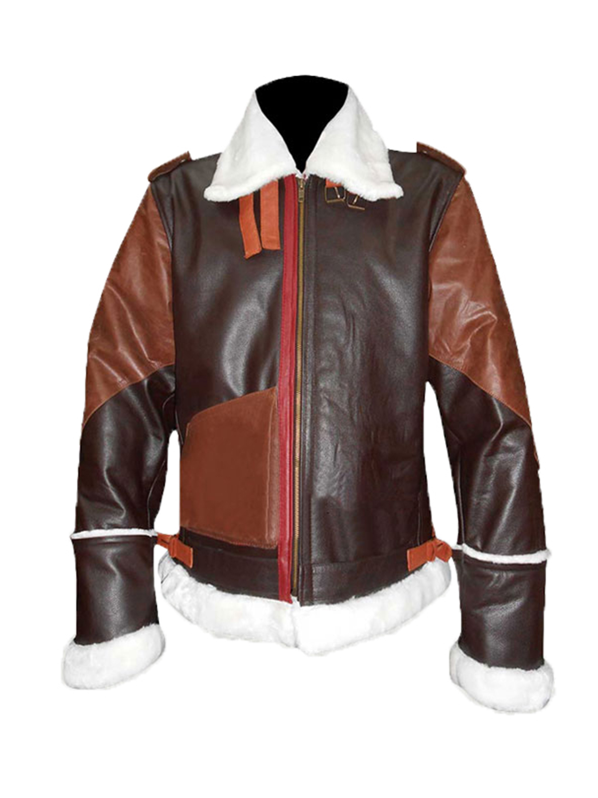 B3 Bomber Military Cow Hide Jacket