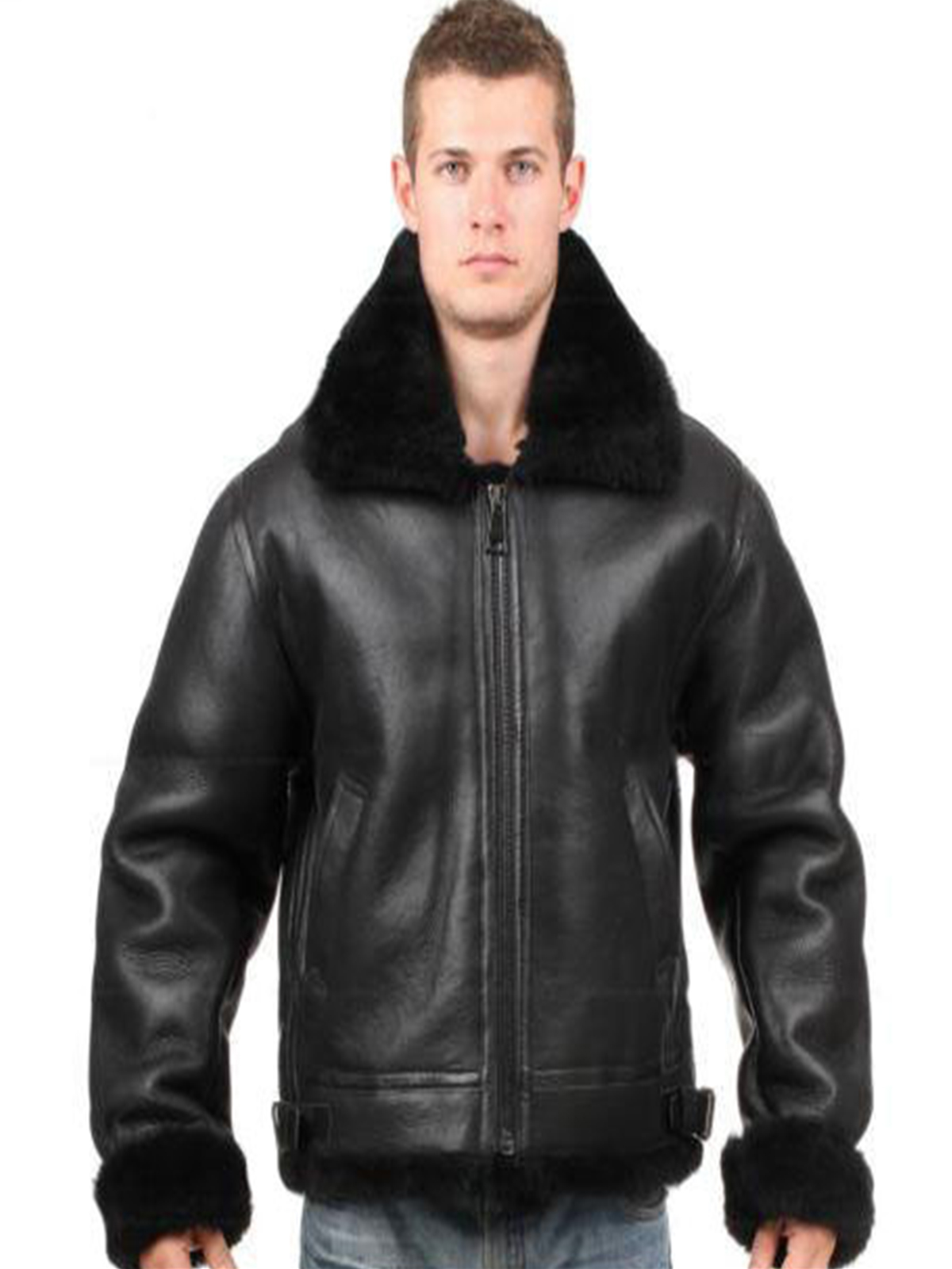 B3 Shearling Leather Jacket
