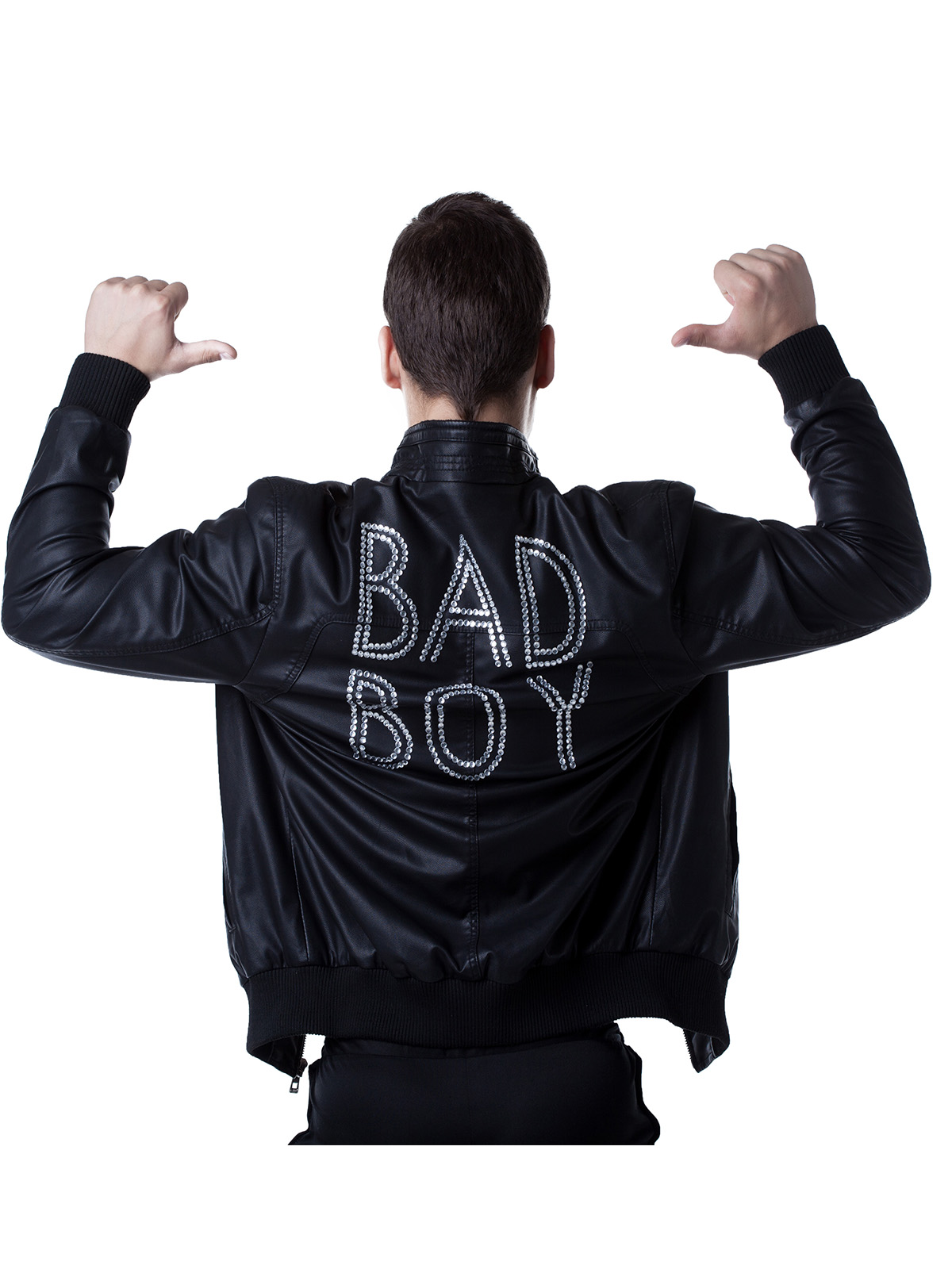 Bad Boy Bad Girl New Style Black Leather Jacket