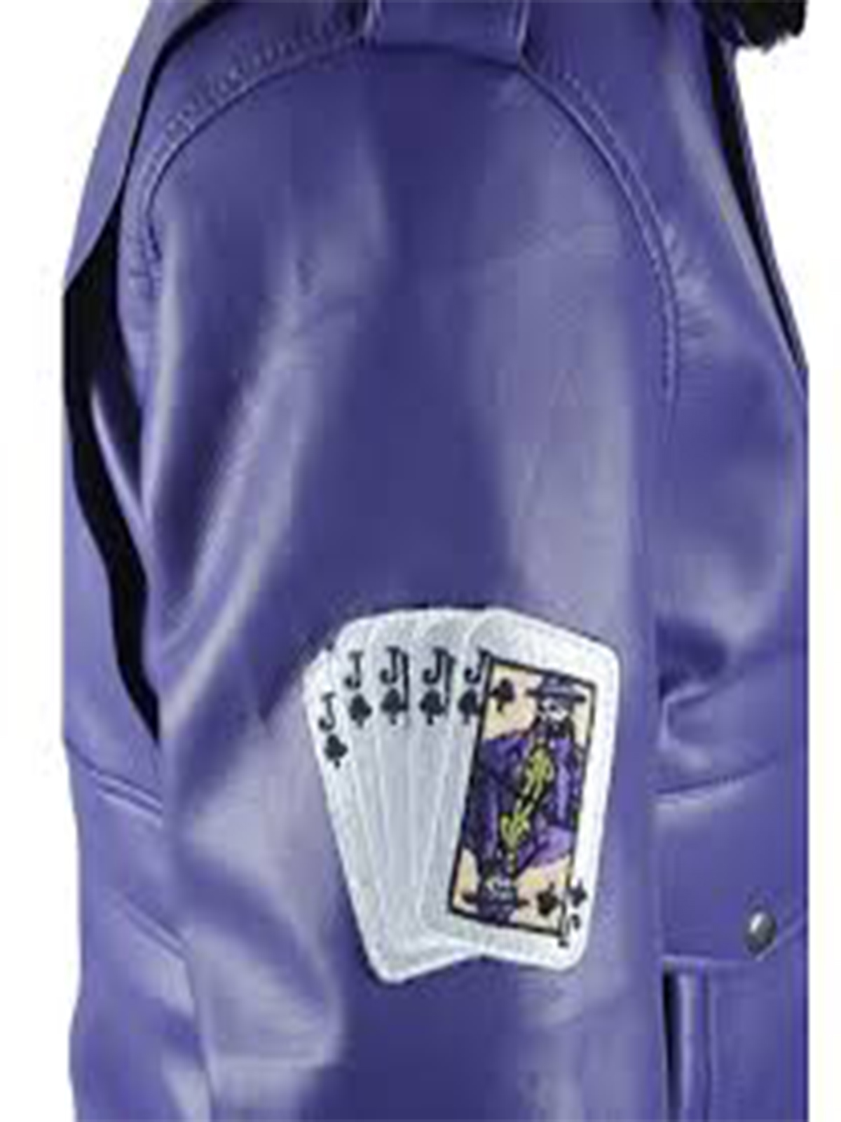 joker with purple jacket