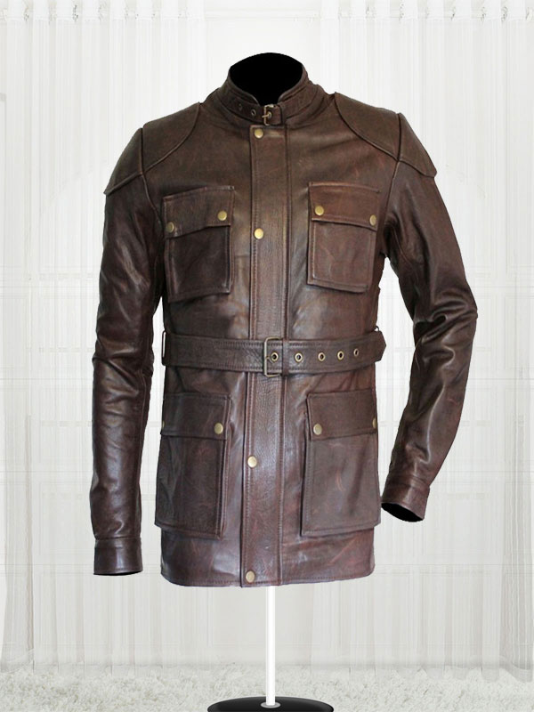 Brad Pitt Benjamin Button Leather Jacket