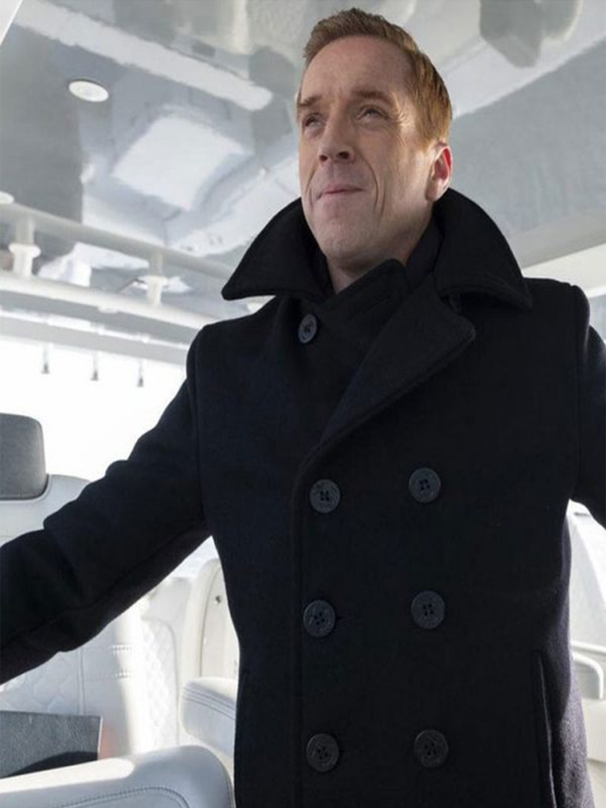 Billions Season 04 Damian Lewis Pea Coat