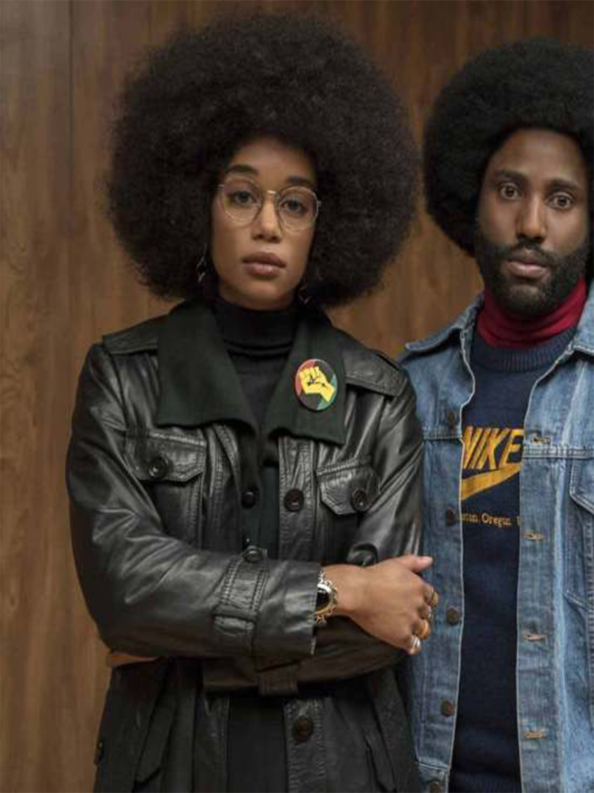 Blackkklansman Laura Harrier Leather Jacket