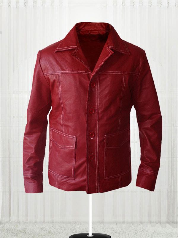 Brad Pitt Fight Club Red Jacket