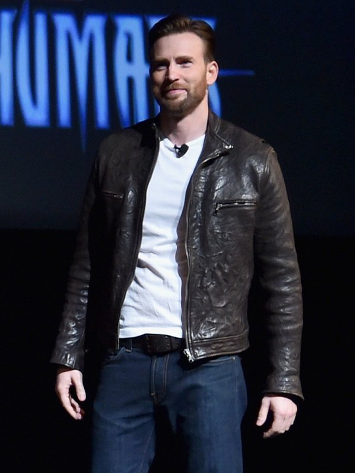 Chris Evans Captain America Brown Jacket