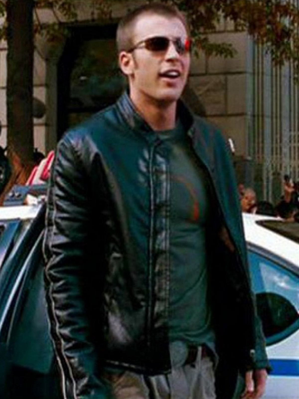 Chris Evans Fantastic Four Leather Jacket
