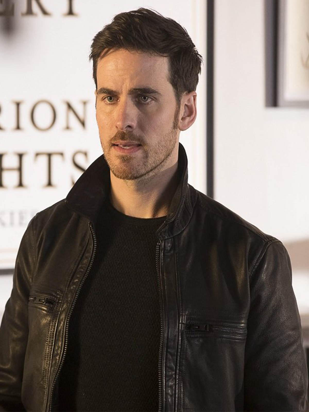 Colin O’Donoghue Black Leather Jacket