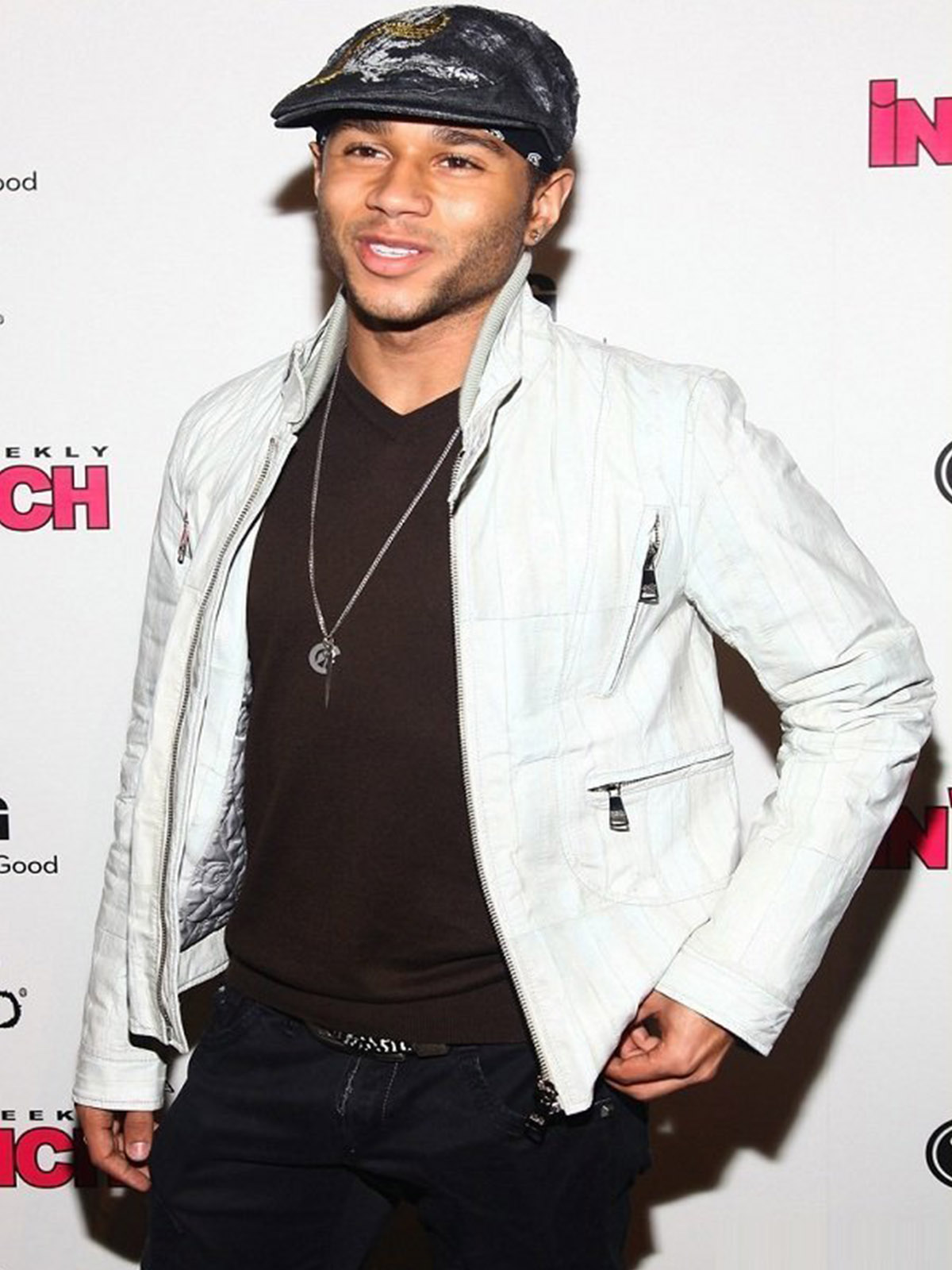 Corbin Bleu Stylish White Jacket
