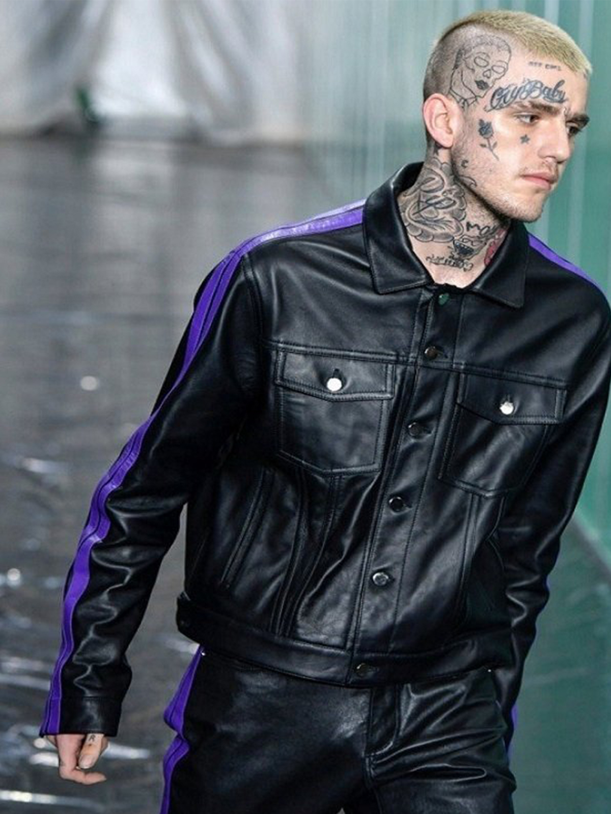 DJ Marshmello Black Leather Jacket – Bay Perfect