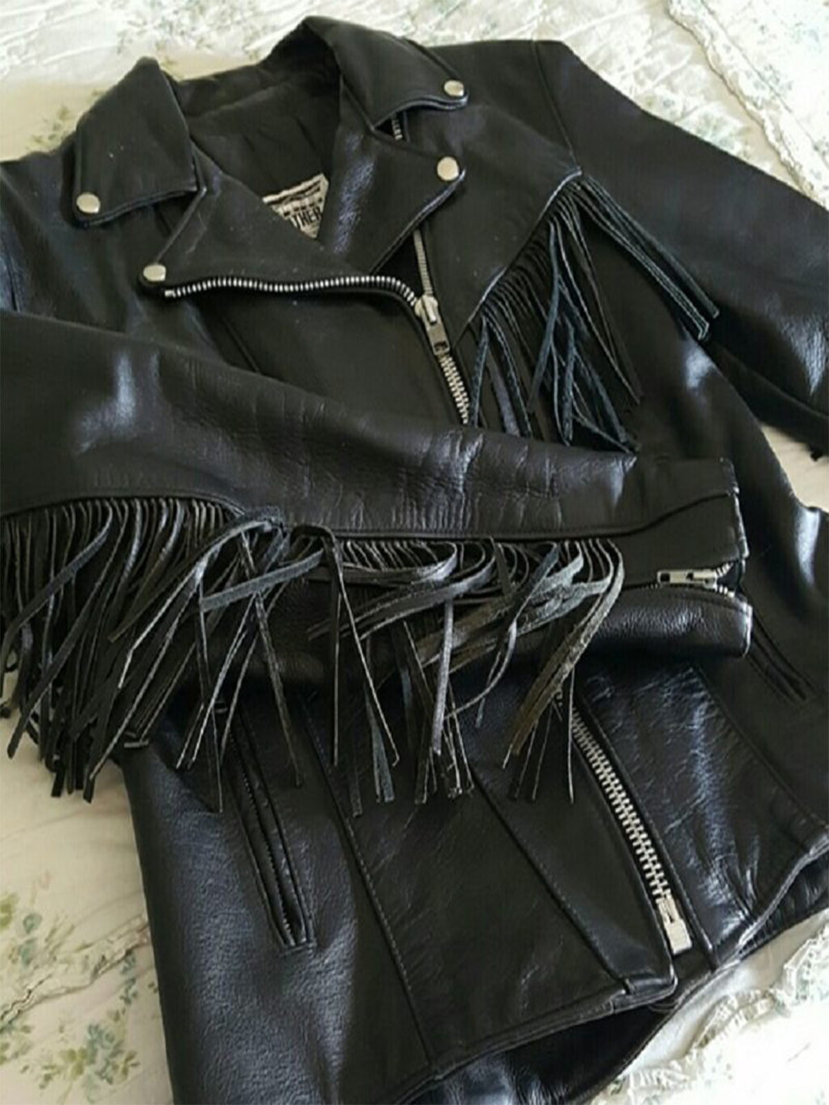 Dallas Fringed Riding Leather Jacket