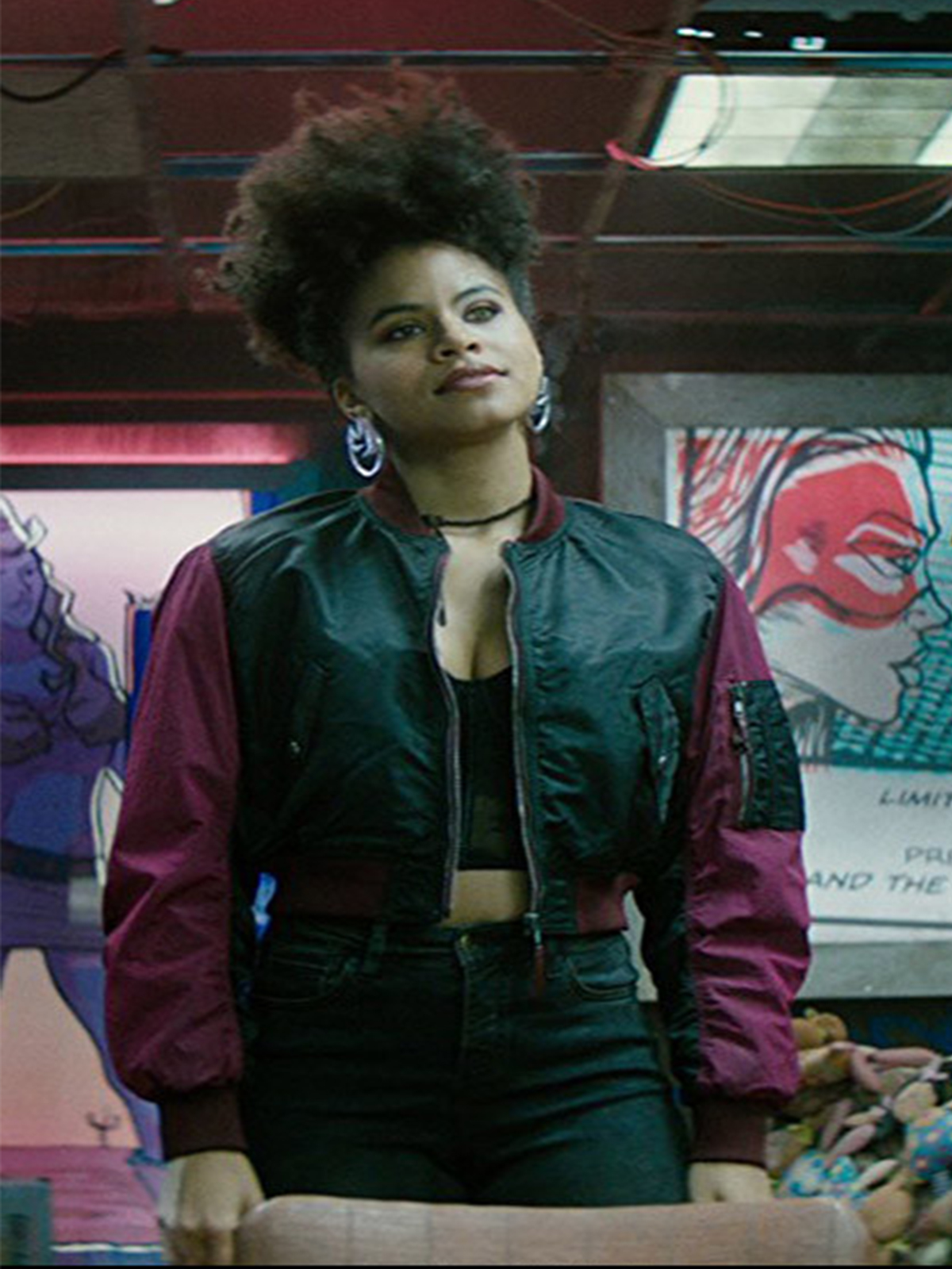 Deadpool Zazie Beetz Jacket