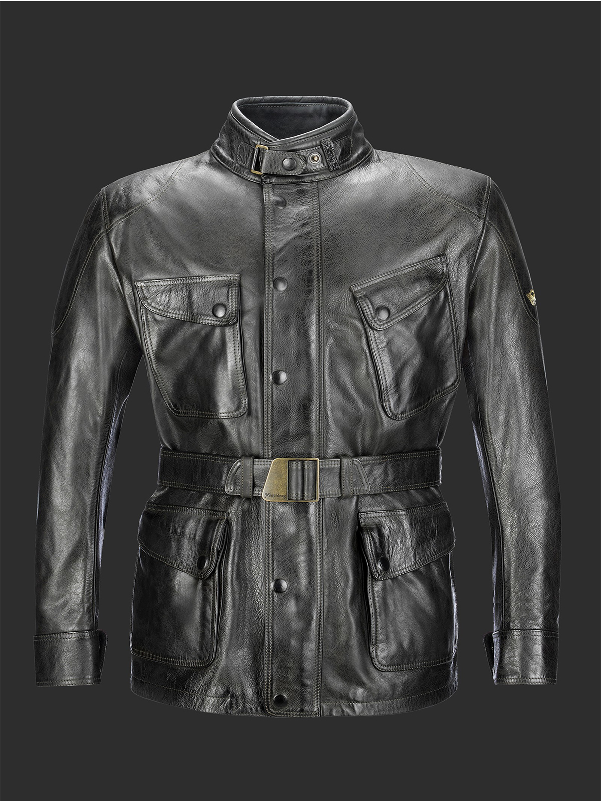 Donington Jacket Black Leather
