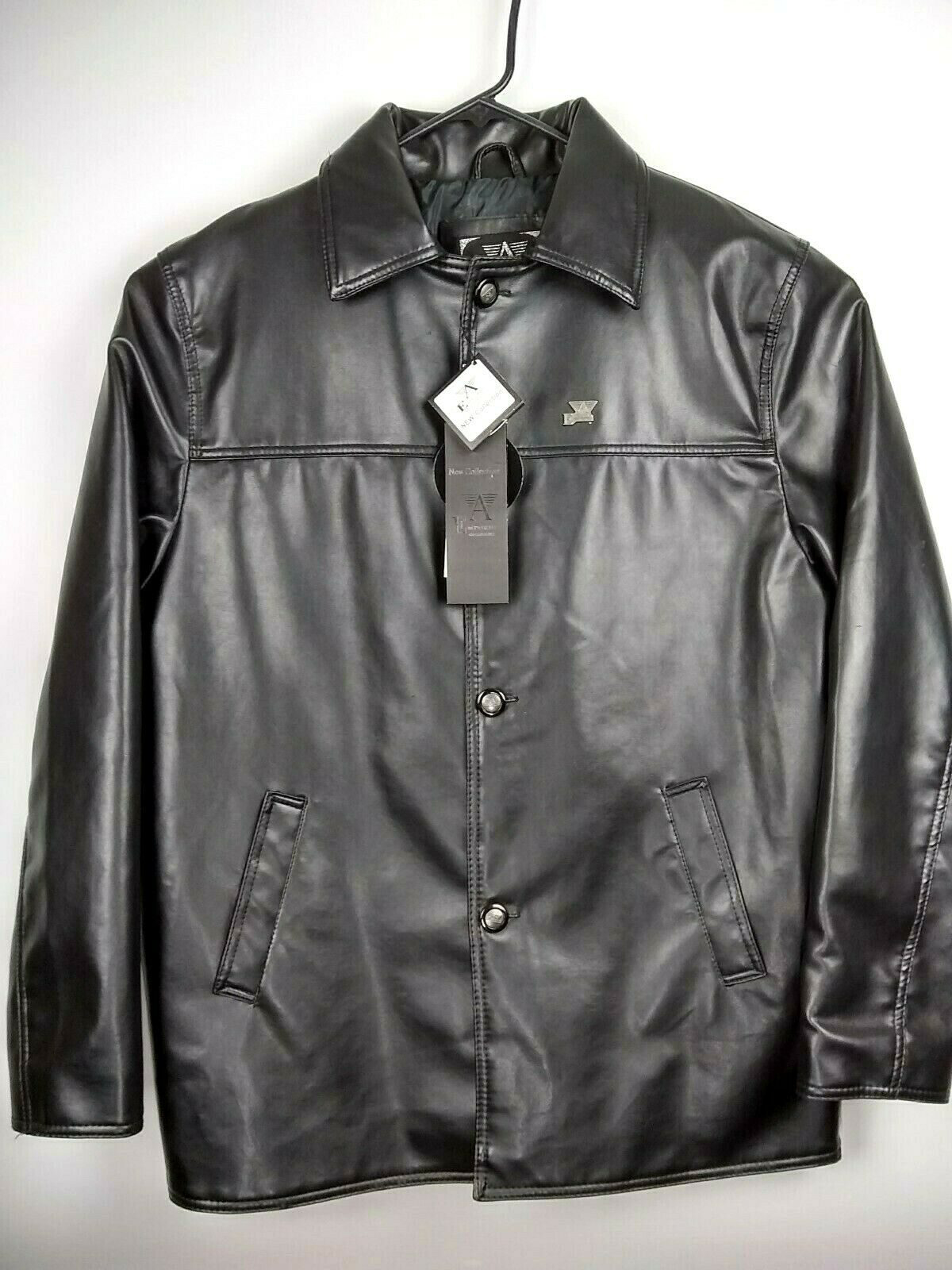 emporio collezione leather jacket