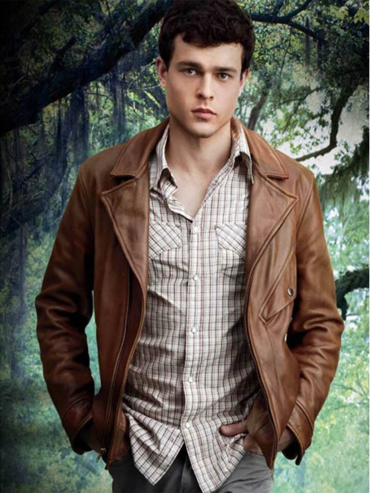 Alden Ehrenreich Beautiful Creatures Leather Jacket