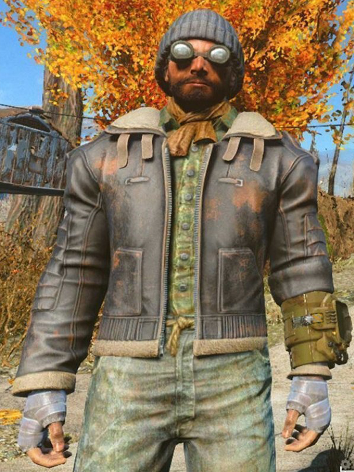 Fallout 4 The Boston Looter Leather Jacket