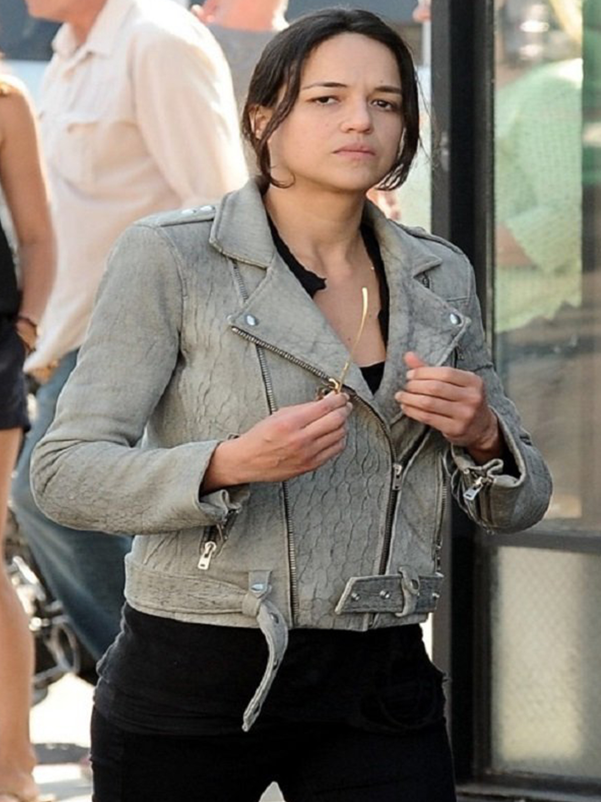 Fate Of The Furious Michelle Rodriguez Biker Jacket