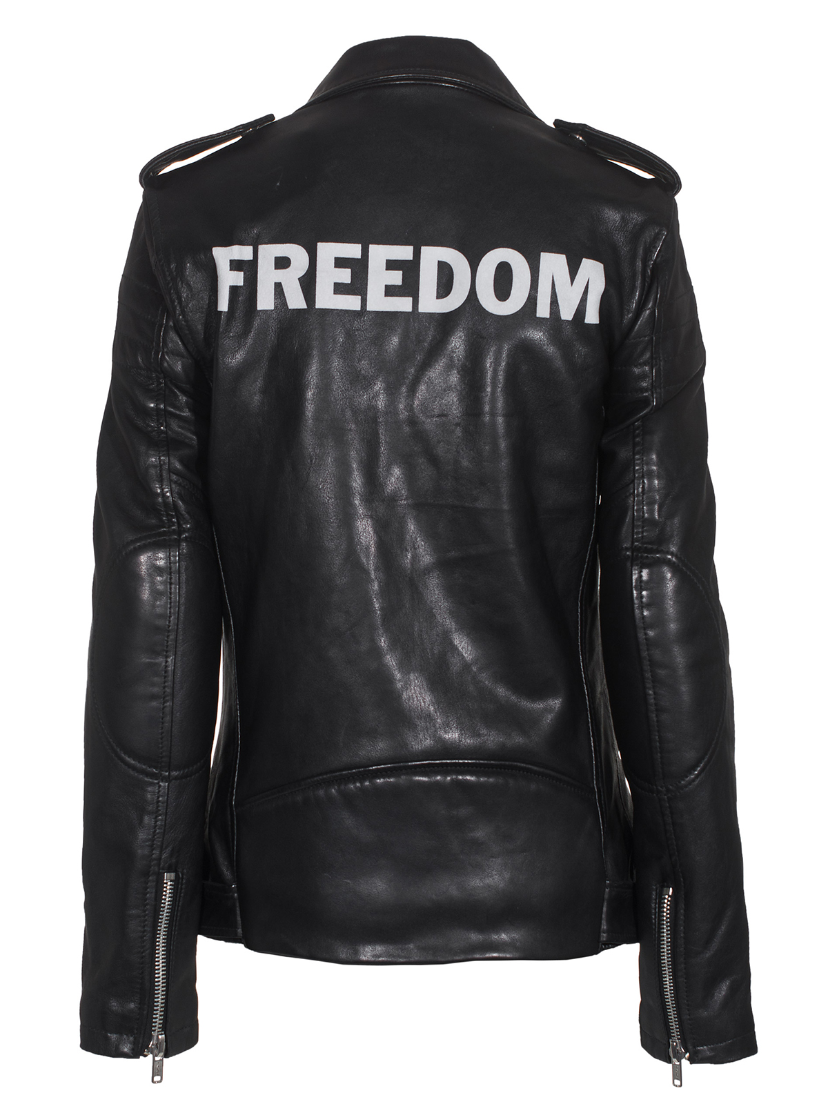 Freedom Men's Black Leather jacket