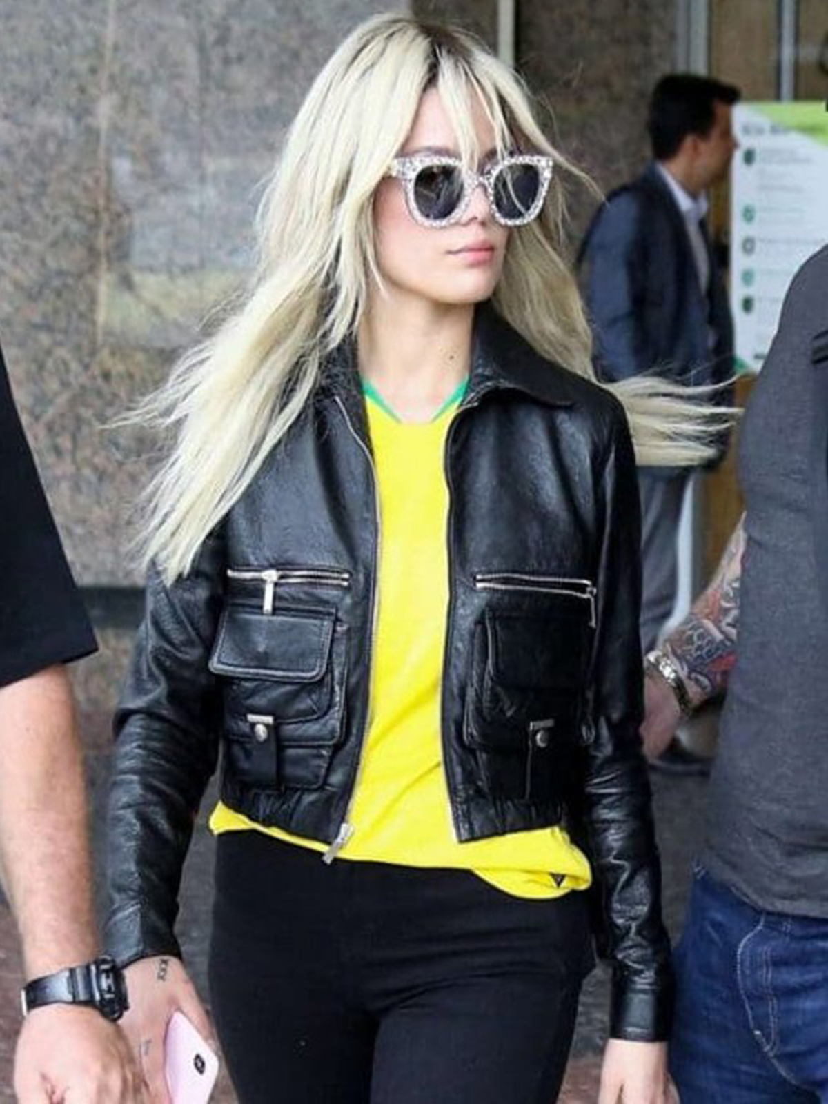 Halsey Ashley Nicolette Leather Jacket