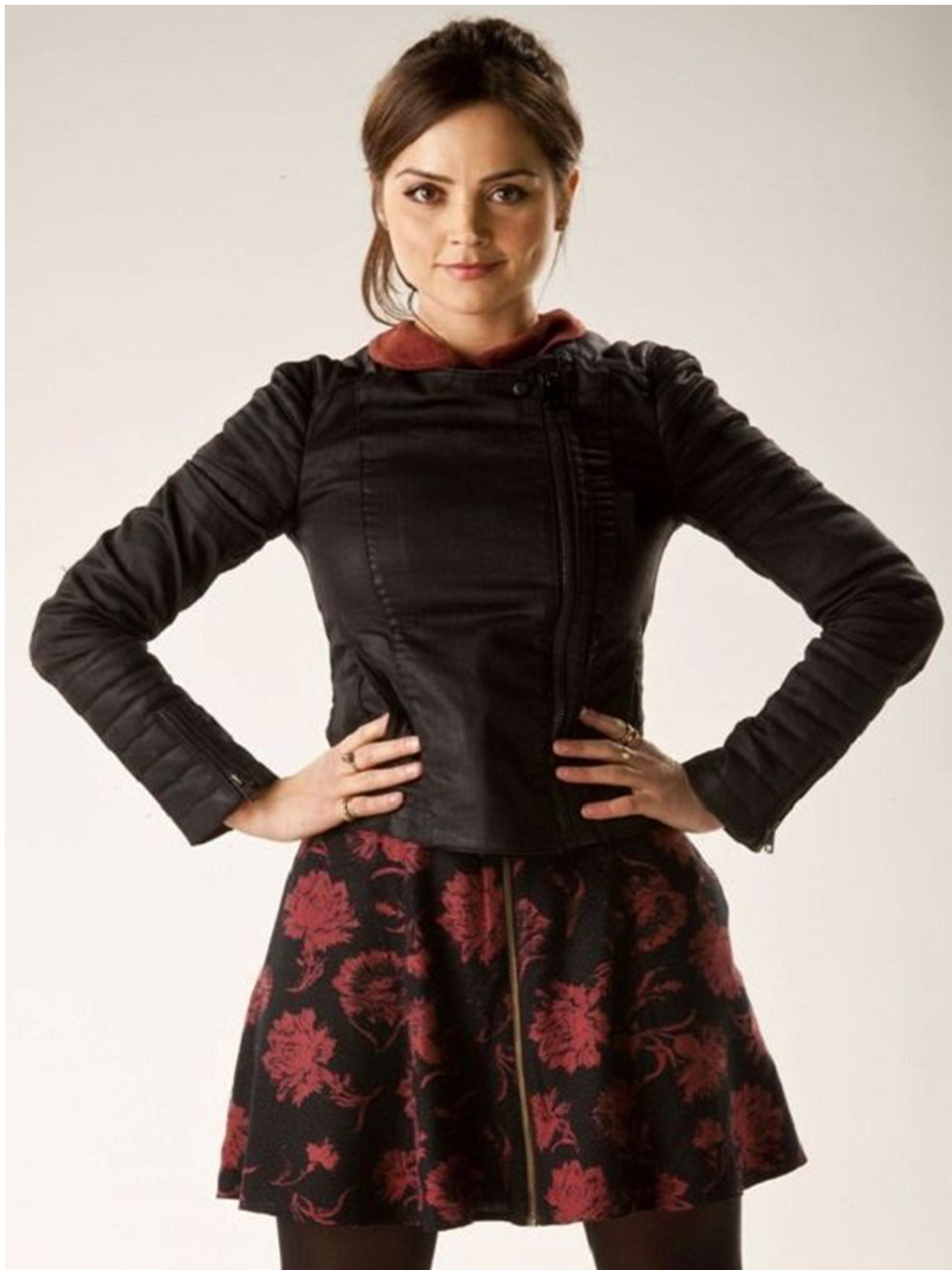 Jenna Coleman Doctor Who Series Leather Jacket