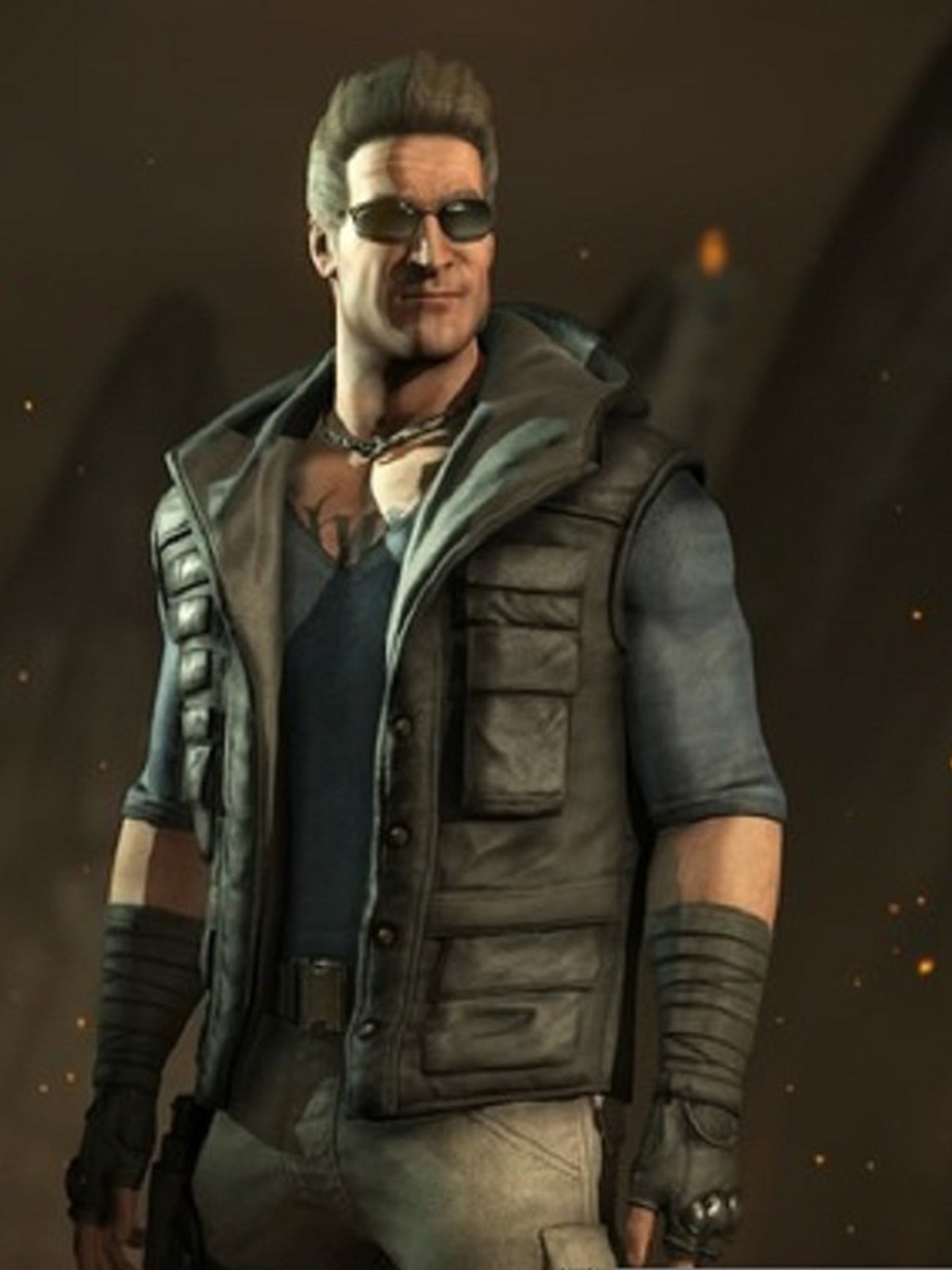 Johnny Cage Mortal Kombat X Hoodie Vest