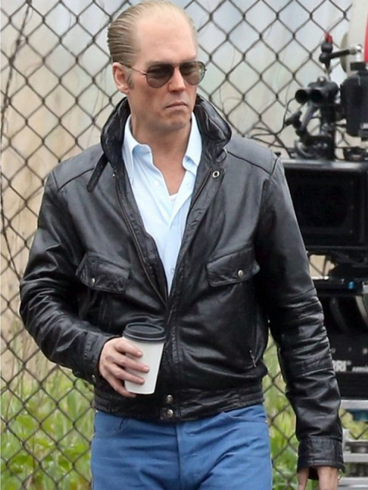 Johnny Depp Whitey Bulger Black Jacket