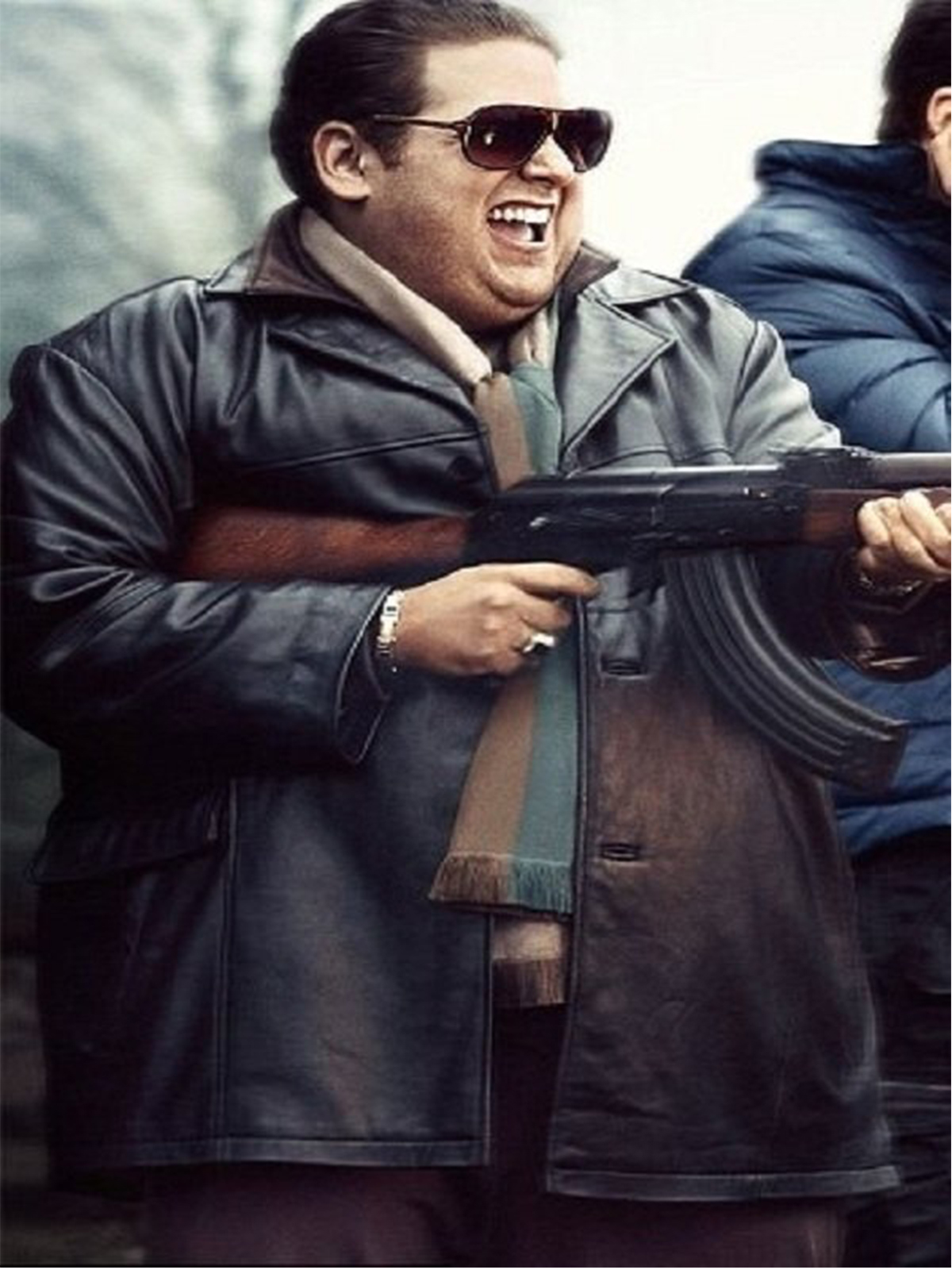 Jonah Hill War Dogs Leather Coat Bay Perfect