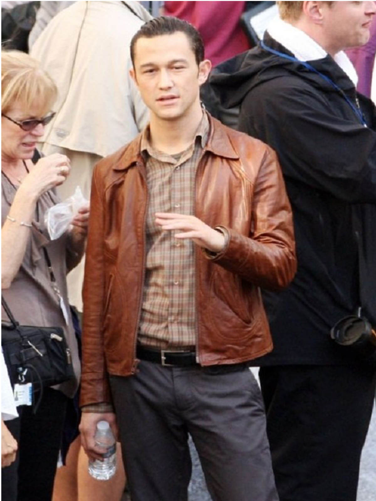Joseph Gordon Levitt Inception Leather Jacket