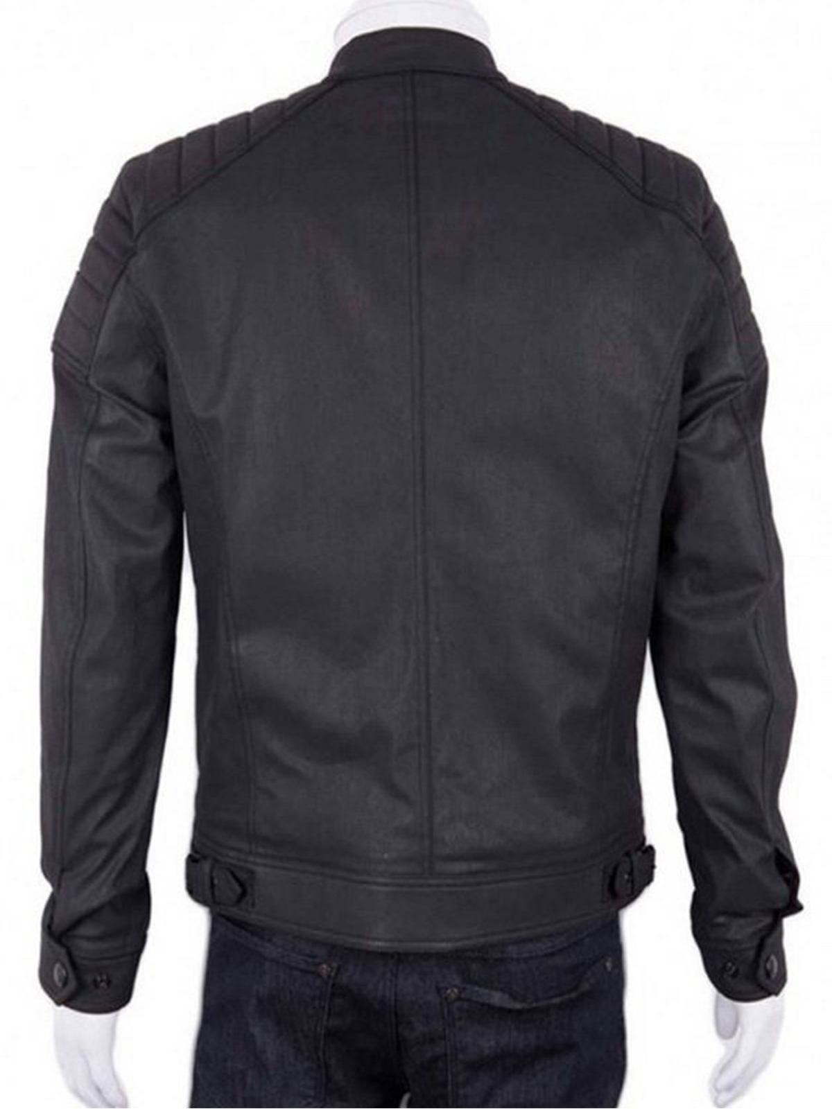 Josh Segarra Arrow Padded Leather Jacket – Bay Perfect