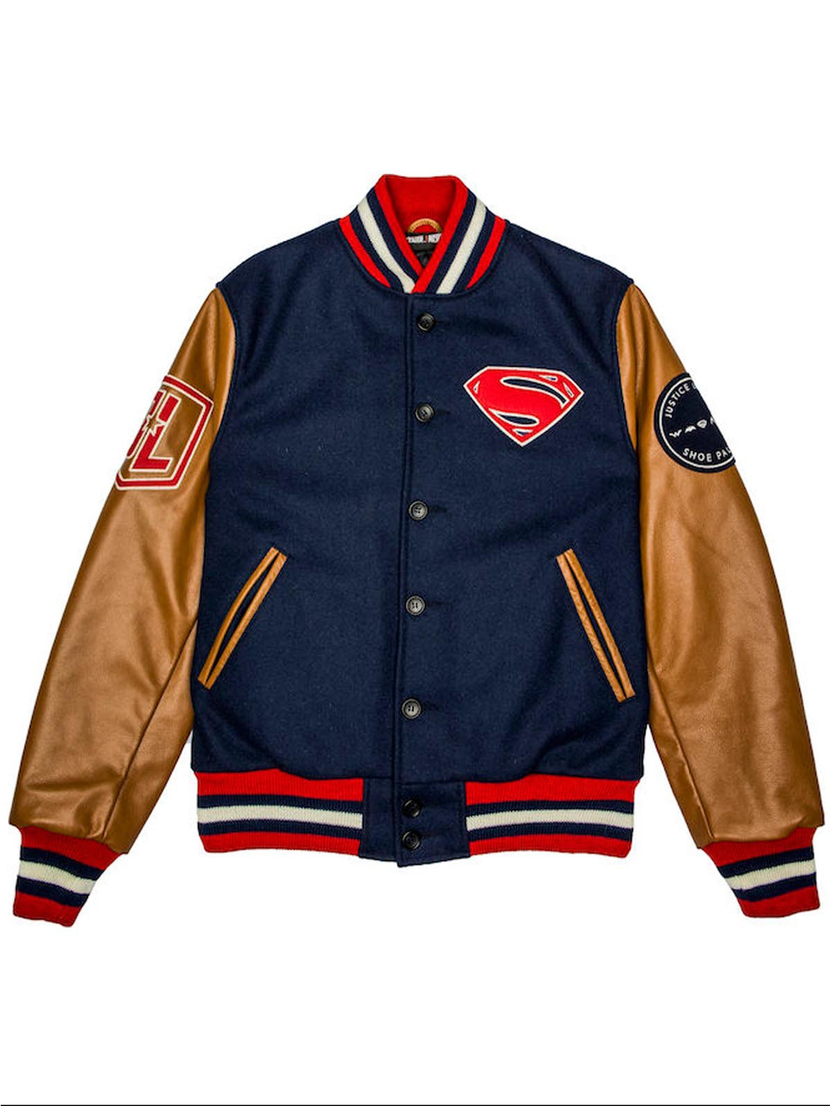 Justice League Superman Varsity Letterman Jacket – Bay Perfect