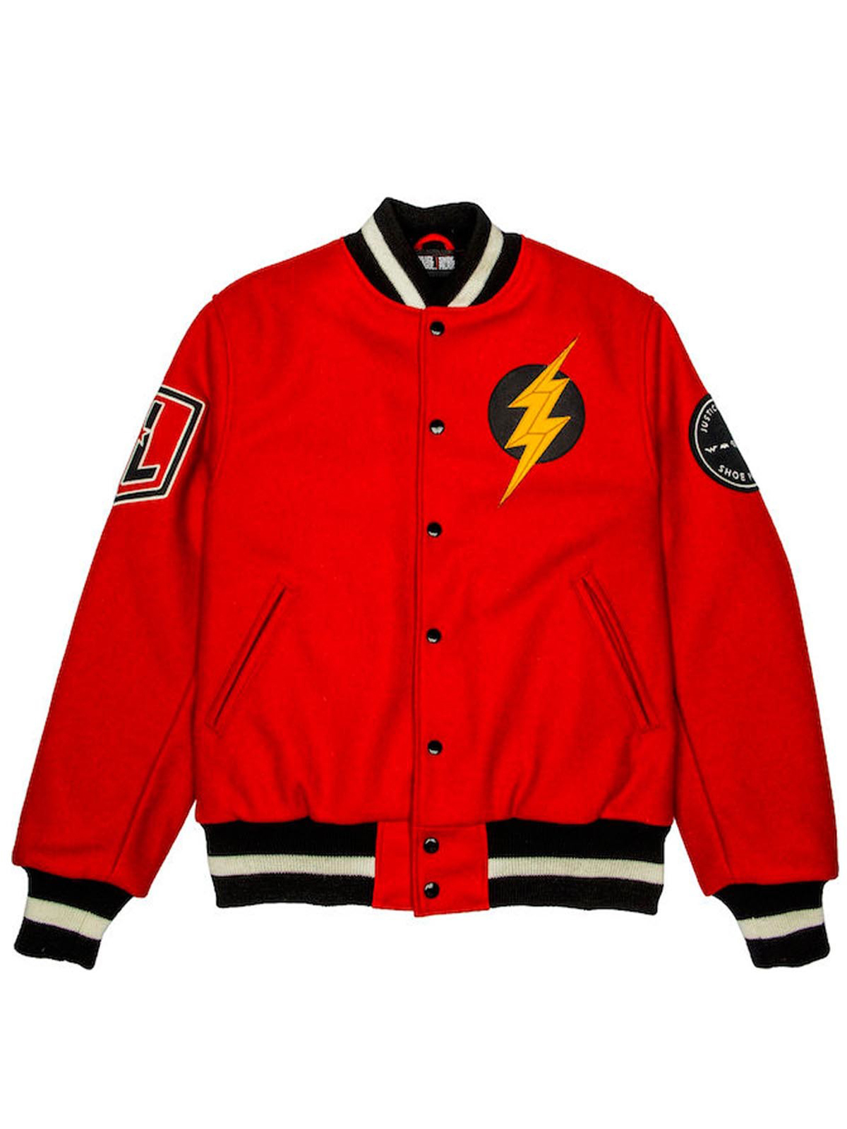 Justice League The Flash Varsity Letterman Jacket