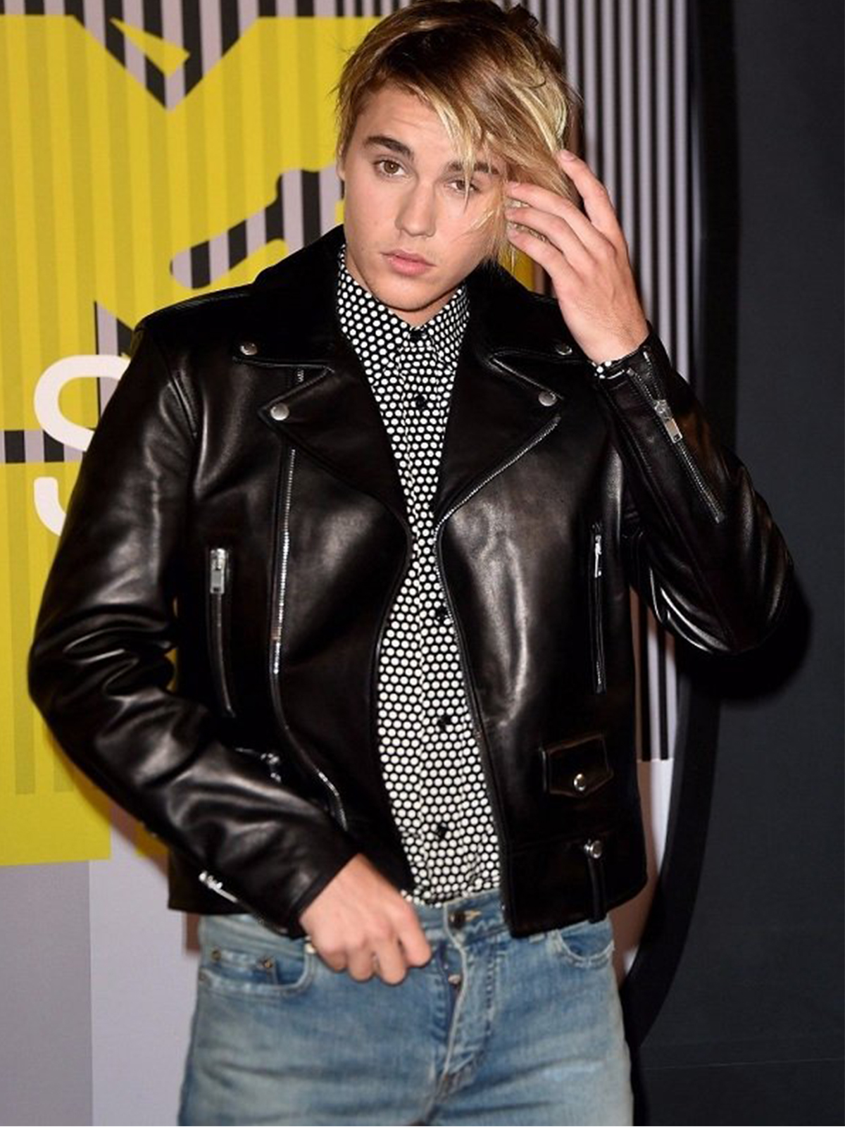 Justin Bieber Motorcycle Leather Jacket Bay Perfect