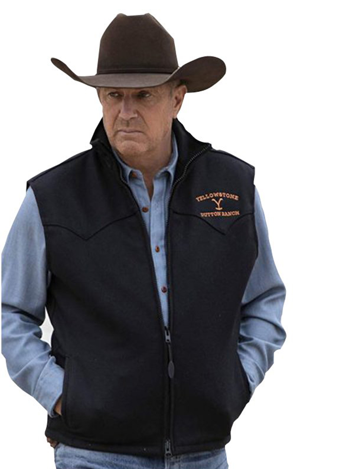 Kevin Costner John Dutton Yellowstone Vest