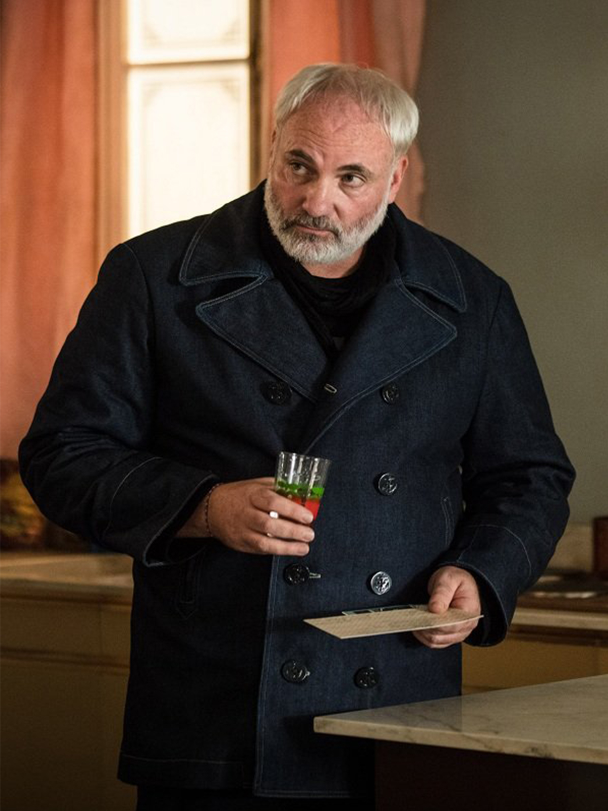 Killing Eve Kim Bodnia Stylish Denim Coat