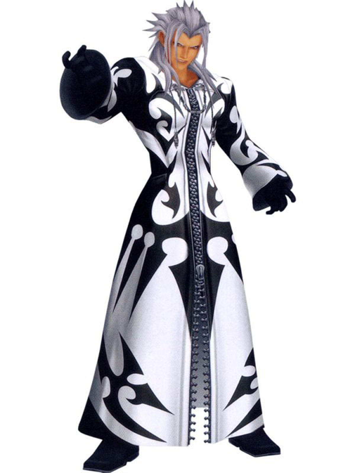 Kingdom Hearts Xemnas Trench Leather Coat