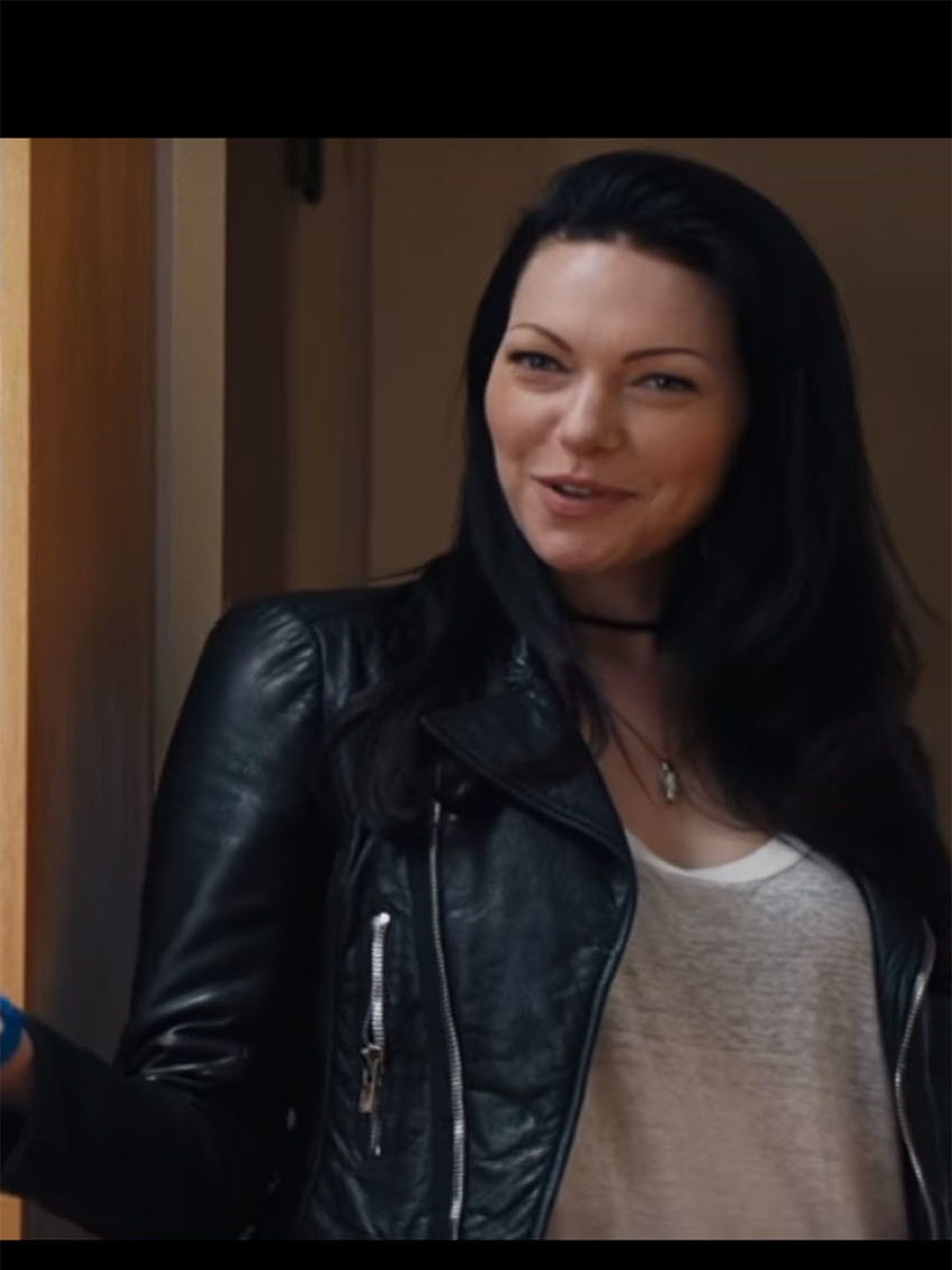 Laura Prepon The Hero Black Leather Jacket
